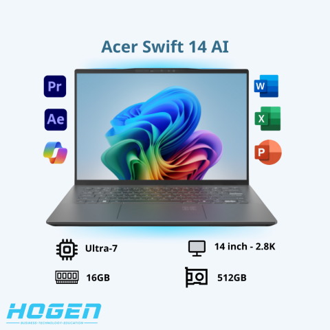 Acer Swift 14 AI(Ultra 7/3k/Oled/Laptop AI)