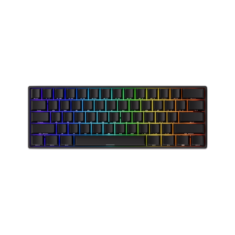 Bàn phím cơ MonsGeek FUN60 Pro SP Black Akko Glare Magnetic Switches – 1 chế độ kết nối có dây