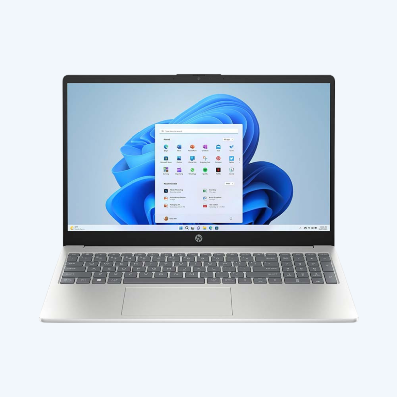 Laptop HP 15‑FD0095WM – Intel Core i5‑1235U | 8GB RAM | 256GB SSD | 15.6 inch FHD | Silver | Win11